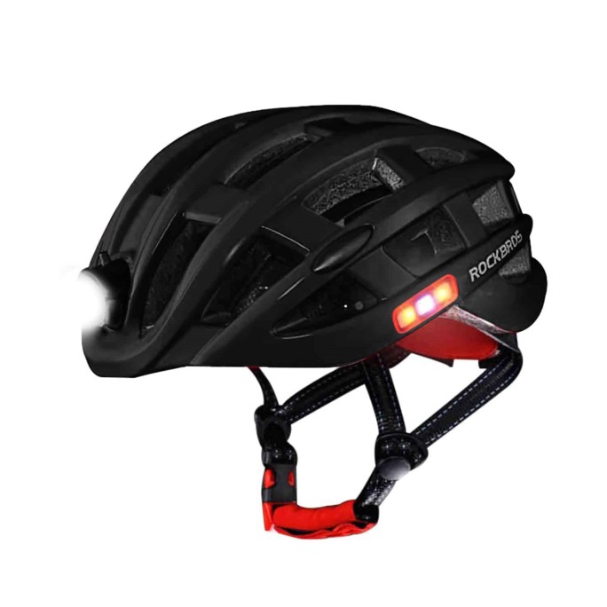 Kaciga AERIUM ROCKBROS Ultralight s LED svjetiljkom crna Kaciga AERIUM ROCKBROS Ultralight s LED svjetiljkom crna