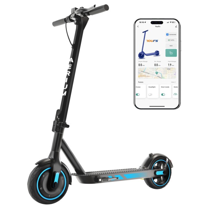 Električni romobil AERIUM MaxRide T500 plavi Električni romobil AERIUM MaxRide T500 plavi