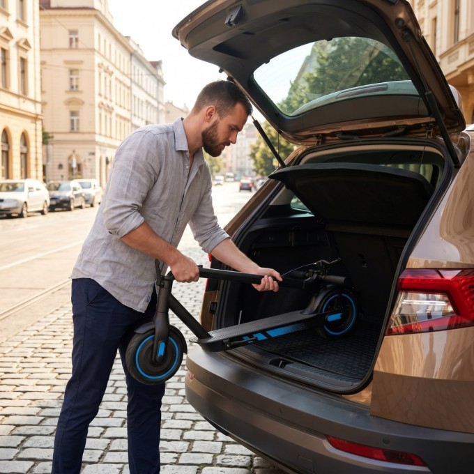 Električni romobil AERIUM MaxRide T500 plavi Električni romobil AERIUM MaxRide T500 plavi