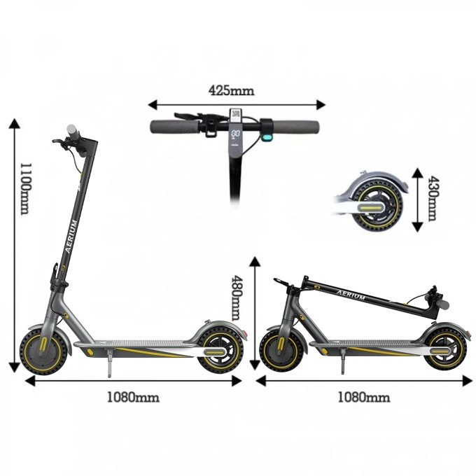Električni romobil AERIUM T350 PRO crni