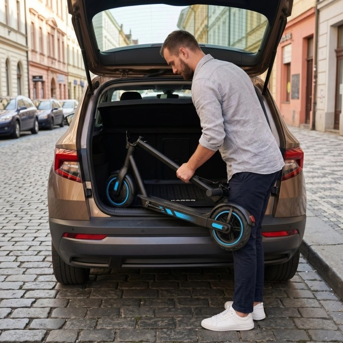Električni romobil AERIUM MaxRide T500 plavi